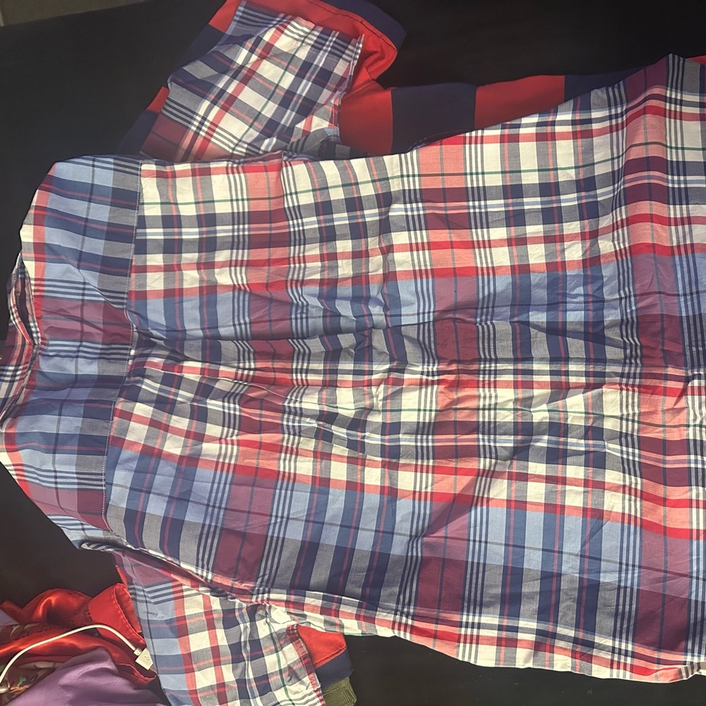 Plaid Short Sleeve Shirt